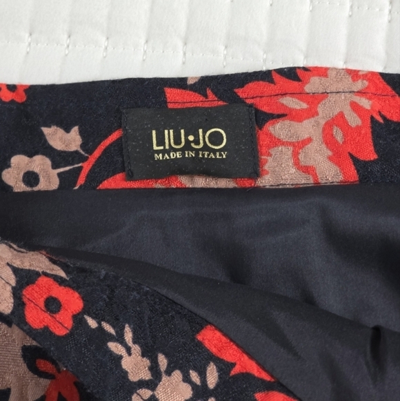 Liu-Jo Jacquard Floral Structured Mini Skirt, Size 4 - Picture 9 of 14